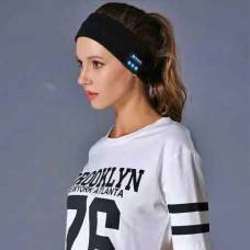 Fabric washable sport wireless headband headphone with microphone