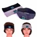 Fabric washable sport wireless headband headphone with microphone